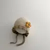 Gorro lindo para niños para proteger las orejas en otoño e invierno, adorable gorro de lana tejido para bebé, gorro de pingüino que chirría, cálido y a prueba de viento