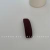 Pinza para el cabello de tela a cuadros vintage para mujer, otoño e invierno, clip lateral, temperamento, parte trasera de la cabeza, pinza para el cabello, flequillo de cabello suelto, clip BB, tocado