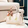 Regalo del Día de la Madre para Mamá 2025 Bolso Cruzado de Mano Bordado de Alta Gama Nuevo para Mujeres de Mediana Edad y Mayores Bolso Grande de Moda