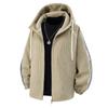 2025 Nova Marca da Moda Jaqueta Tricotada Jaqueta com Capuz Cardigã Tricotado Jaqueta Masculina de Primavera e Outono Juventude Inicial