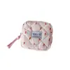 Bolsa Pequena Xadrez Cereja Estilo Coreano Quadrado Pequeno Bolsa para Guardanapo Higiênico de Aparência Elevada para Estudante Bolsa Portátil para Fones de Ouvido Bolsa para Batom