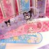 Régua transferidor Sanrio criativa alto valor desenho animado menina fofa coração kulomi melody cachorro jade.