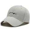 Chapéu Feminino Primavera e Verão Boné de Baseball Bordado Estilo Coreano Moda Estilo Japonês Casual Proteção Solar Carta Aba Curva Chapéu para Homens