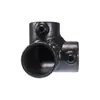Peça de Fixação Redonda para Tubo de Aço Preto Conector de Ferro Fundido Ferro Maleável Tinta Spray Tinta Eletroforética Plástico Spray Conector de Quadro para Tubo Redondo