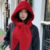 Gorro, Bufanda y Mascarilla Todo en Uno para Mujer, Forrado de Felpa, Cálido, Cortavientos, Gorro de Lana Tejido para Ciclismo de Invierno