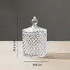 Difusor de Aroma Natural de Piedra Cruda de Cristal sin Llama, Cuenco de Vidrio para Desmagnetización, Luz Nocturna, Pieza de Decoración para la Atmósfera del Hogar