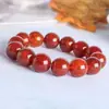 Pulsera de ágata roja natural con patrón de escamas de dragón, pulsera de ágata sangre de fénix con escamas de dragón, productos de jade, suministro para transmisiones en vivo, regalos promocionales