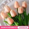 Tulipas Artificiais para Decoração de Sala de Estar em Casa, Flores Artificiais para Casamentos, Buquês de Tulipas Artificiais para Fotografia