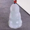 Jade Birmano Natural Grado A Marca Zorro Tigre Qilin Personaje Bodhisattva Colgante Forma de Calabaza Barato Exhibidor de Puesto Suministro