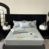 Lujo Ligero Jacquard Carbón Hielo 900D Sábanas Colchonetas Suaves Refrigeradas Clase Amigable con la Piel Transpirable Lavables a Máquina Colchoneta de Seda de Hielo para Dormir Desnudo