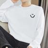 Camiseta de manga larga de algodón pesado de 260 g para hombre, camiseta interior holgada de algodón de gran tamaño americana, ropa de otoño, camisa pequeña