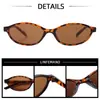 Óculos de Sol Ovais com Armação Pequena para Mulheres, Estilo Europeu e Americano, Óculos de Sol de Moda Personalizados para Homens, Proteção Solar, Óculos de Sol Retrô Transfronteiriços