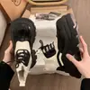Botas de Combate con Punta de Concha de Moda 2026 Nuevas Otoño/Invierno Adelgazantes para los Pies Aumentadoras de Altura Suela Gruesa Botines Cortos Puño de Lana Forro de Felpa Botas Tipo Calcetín
