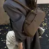 Bolso de Axila Retro con Textura de Nicho para Mujer 2025 Nuevo Bolso de Bolos Simple Otoño e Invierno Bolso de Hombro de Gran Capacidad