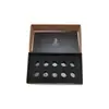Caja de Regalo Cosmético, Caja de Regalo con Tapa Abatible, Empaque de Papel Plateado Metálico en Relieve, Empaque de Caja de Color Impresa, Caja de Empaque Personalizada