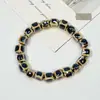 Pulsera de Cerámica Jingdezhen Nueva Pulsera de Cerámica China Joyería Estudiante Estilo Tíbet Cuerda Trenzada a Mano Puesto Regalo para Estudiante