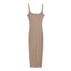 Human Peach Pure Wants Slim-fit Pêssego Hip Sling Grande Vestido Longo Sem Costas Feminino Primavera e Verão Slim-fit Vestido Rabo de Peixe