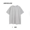 Camiseta de Algodón de 260g para Hombre, Edición Grande de Moda Nacional, Estilo Hombro, Juvenil, Ocio, Deportes, Holgada, Manga Corta, Pesada