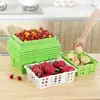 Cesta de Frutas Uva Longan Champiñón Empaque y Transporte para Mascotas de Comercio Electrónico Cesta de Plástico Compresión Espesa Venta al por Mayor Envío Gratis