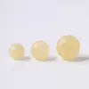 7A Calcita Amarela Natural Contas Redondas Contas Soltas Pulseira Colar Corda de Mão DIY Joias Artesanais com Contas Matérias-Primas Acessórios
