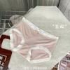 Ropa interior de cintura media para mujer con Taxol, Algodón Puro, Refuerzo 100% Algodón, Antibacteriana, Transpirable, Bragas Triángulo para Niñas, Estilo Juvenil