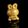 Sandalo Esculpido Boneco Fofo Laço Orelha Dobrável Coelho Merlot Pulseira Contas Pequenos Acessórios Mini Acessórios de Coelho