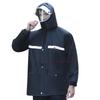 Macacão de chuva com dupla aba Chunya fio tingido macacão de chuva calça de chuva conjunto masculino e feminino para andar de moto ao ar livre dividido refletivo atacado