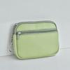 Mini Bolso Dumpling de Color Contrastante para Hombre y Mujer Monedero de Nailon Bolso Pequeño Llave de Coche Lápiz Labial Bolsa de Cosméticos Bolsa para Audífonos Colgante