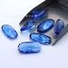 Personalización del Fabricante Piedra Suelta Cortada de Vidrio con Forma de Huevo y Base Picuda, Gema Artificial de Vidrio con Superficie de Anillo Ovalada Personalización