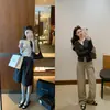 Primer Encuentro Temporada Zapatos Planos de Ballet Estrella Reductor de Edad Punta Redonda Corte Bajo Moño Terciopelo Tacón Bajo Zapatos de Una Sola Pieza Mujer