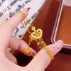 Collar Weixue Mismo Estilo Candado de la Suerte Chapado en Oro Incrustado de Diamantes, Pulsera Cadena para Clavícula de Filigrana de Lujo Ligero de Alta Gama para Mujer