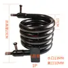 Condensador enfriado por agua para máquina de hielo, cañón de agua de carcasa y tubos, radiador con serpentín, 0.75 1 1.5 2 3P HP
