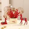 Adornos Creativos de Ciervo Sika Decoraciones Modernas para Sala de Estar Mueble de TV Hogar Regalo de Bodas para Recién Casados