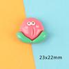 Óleo brilhante dos desenhos animados Frutas banana resina acessórios diy telefone móvel shell cocar grampo de cabelo geladeira adesivo material