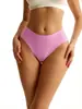 Calcinha Triângulo Sem Costura com Bainhas Dobradas, Estilo Europeu e Americano, Respirável, Tamanho Grande, Fitness Esportivo, Alta Elasticidade, Calcinha Bikini, P-8GG