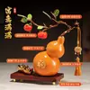Enfeites de Cerâmica Esmaltada em Forma de Cuia Novo Estilo Chinês Sala de Estar Escritório Decoração Presentes de Inauguração Fábrica de Origem