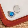 Pingente Casual de Liga de Zinco, Resina, Zircônia e Pérola Inlaid Sol e Lua Pingente DIY Pulseira Colar Acessórios de Joias