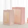 Bolsa de Ventana Bolso Transparente Floristería Paquete de Flores Bolsa de Regalo Bolsa de Regalo de Cumpleaños Bolsa de Papel Plástico con Ventana