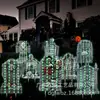 Letrero de Jardín de Halloween Exterior Césped Jardín Horror Tumba Lápida de Calavera Luminosa Letrero de Jardín de Halloween