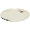 Vajilla de melamina, plato redondo de plástico tipo porcelana, plato plano para restaurante, plato cubierto con arroz, plato para verter, plato de comida rápida comercial