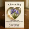 Regalo Souvenir Colibrí Transfronterizo Token Animal Acrílico en Forma de Corazón Día de las Enfermeras 2D Nuevo Producto Tarjeta de Regalo del Día de San Valentín