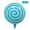 Nuevo globo de aluminio redondo de 18 pulgadas transfronterizo con forma de piruleta de caramelo, suministros para decoración de fiestas
