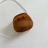 Horquilla para el pelo de plástico transparente con forma de triángulo geométrico, tamaño pequeño, estilo coreano, estilo retro con forma de rombo.