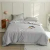 Funda de almohada de color liso Tencel LF Lenzing de 100 unidades, sábana bajera individual, sábana encimera, funda nórdica de Lyocell sedosa fresca para verano