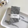 Meias suxinaimin masculinas e femininas primavera e verão absorventes de suor ins maré série creme bolinhas encaracoladas meias de cano médio confinamento artístico