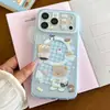 Capinha de Celular Ursinho Biscoito Fofa e Adorável para Meninas, Adequada para Apple iPhone 15/16/17 Pro Max
