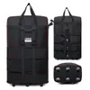 Maleta de Equipaje Universal Plegable con Ruedas Expansible 158 Maleta de Facturación para Aerolínea Capacidad Extra Grande Bolsa para Estudiar en el Extranjero Mudanzas Viajes