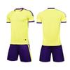 Conjunto de Uniforme de Futebol Secagem Rápida Respirável Infantil Manga Curta Uniforme de Treino de Jogo Uniforme de Equipe Adulto Camisa Placa Leve Estampada Atacado