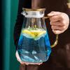 Jarra de Vidrio de Lujo Ligero para Agua Fría Jarra para Agua Fría para el Hogar a Prueba de Explosiones para Alta Temperatura Gran Capacidad Vaso Taza Olla Creativa Nórdica
