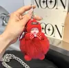 Fabricante Muñeca de Piel de Zorro Real Personalizada Llavero para Coche Colgante Muñeco de Peluche Colgante para Mochila Escolar Regalo para Pareja